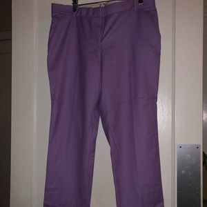 J. Crew ankle trousers.